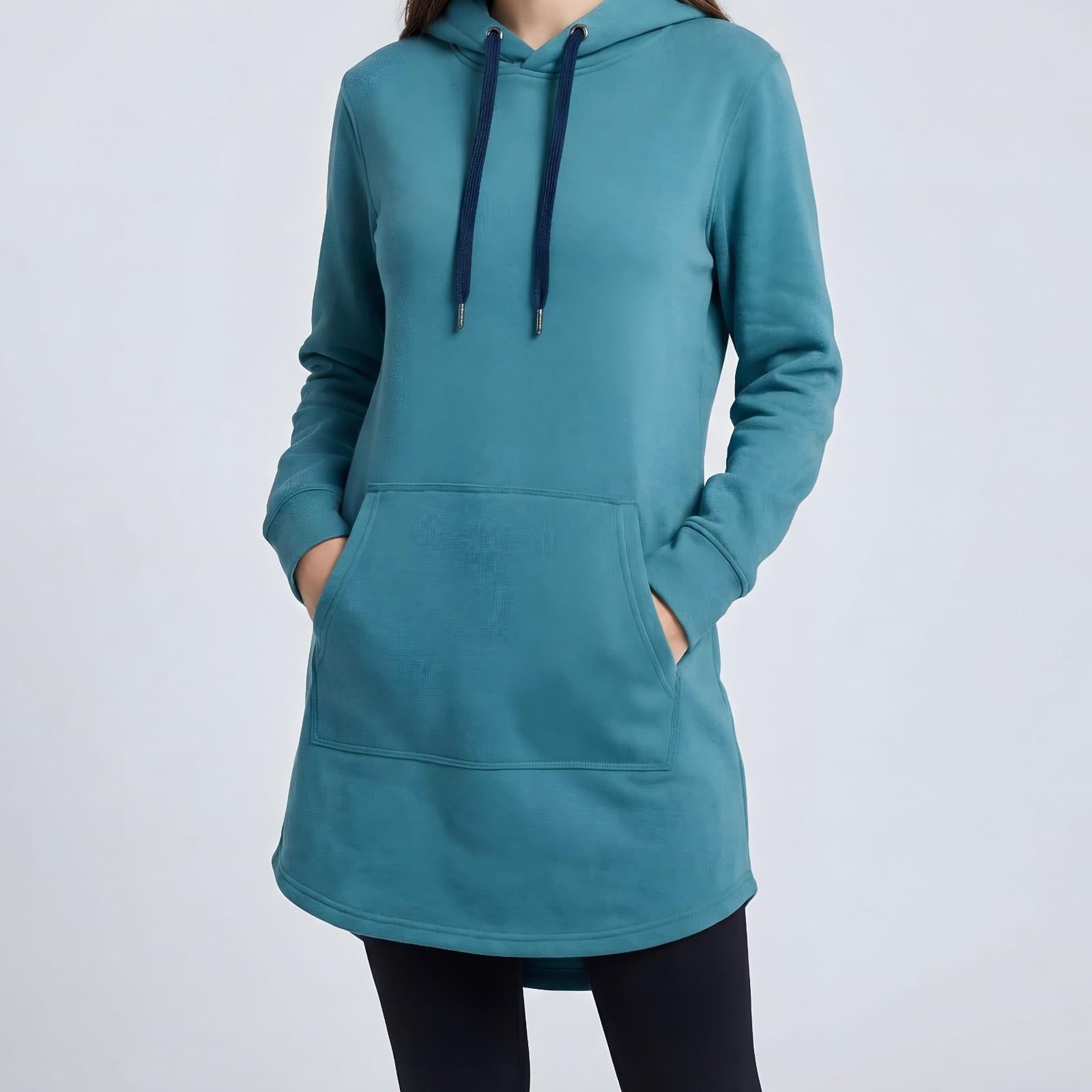 Women's Relaxed Fit Hoodie Dress