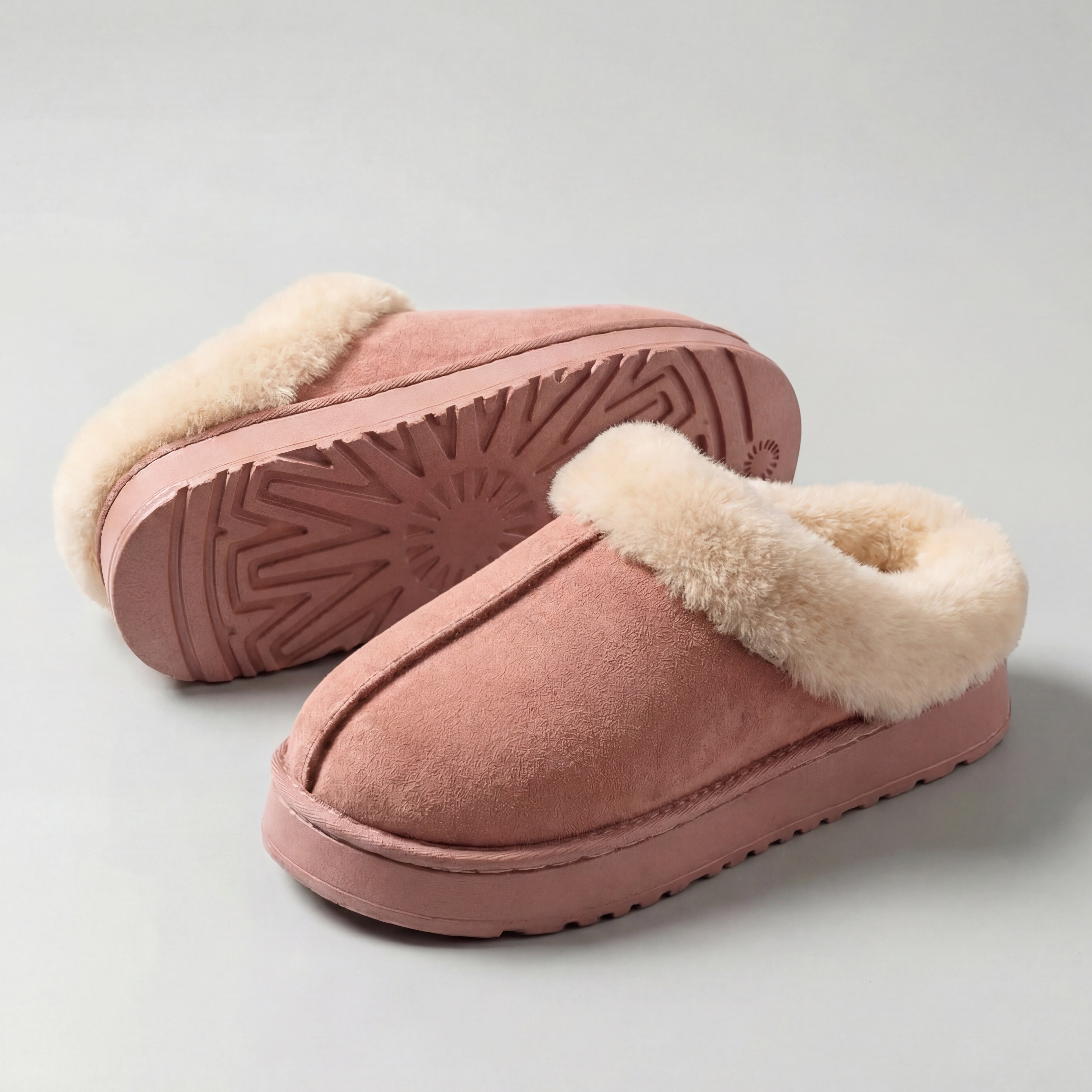 Women's Plush Indoor House Slippers