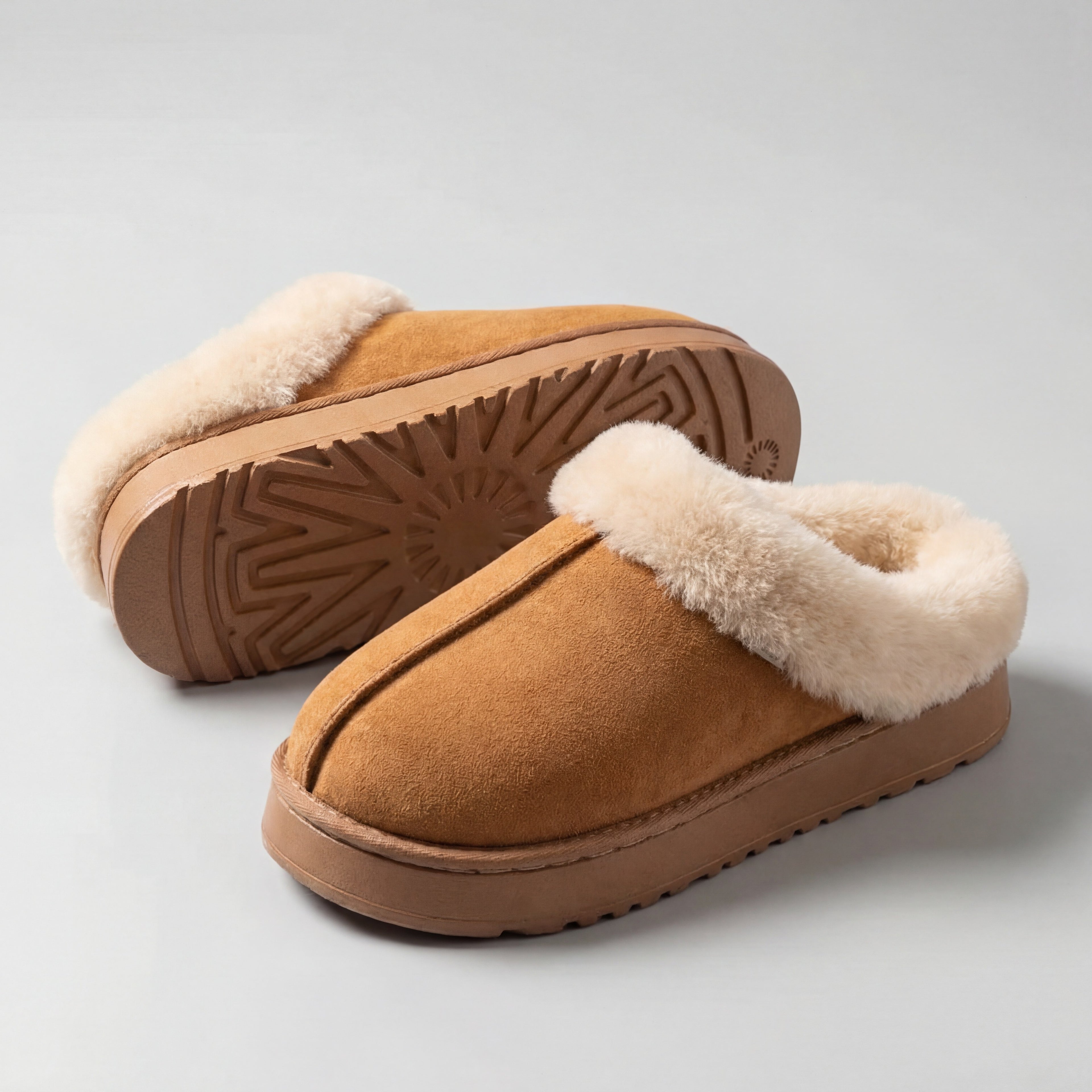 Women's Plush Indoor House Slippers